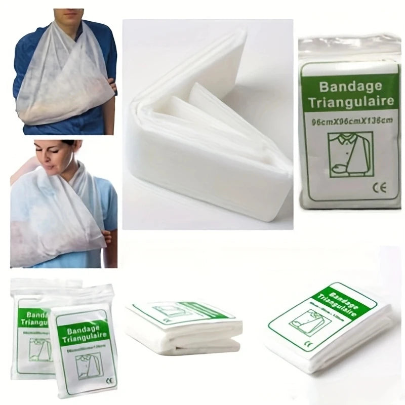 1Pc First Aid Kit Medical Bandage Fracture Fixation Triangular First Aid Bandage Emergency Camping Accessories