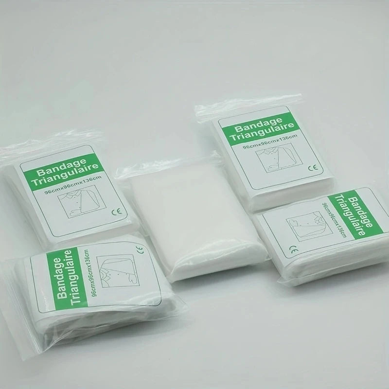 1Pc First Aid Kit Medical Bandage Fracture Fixation Triangular First Aid Bandage Emergency Camping Accessories