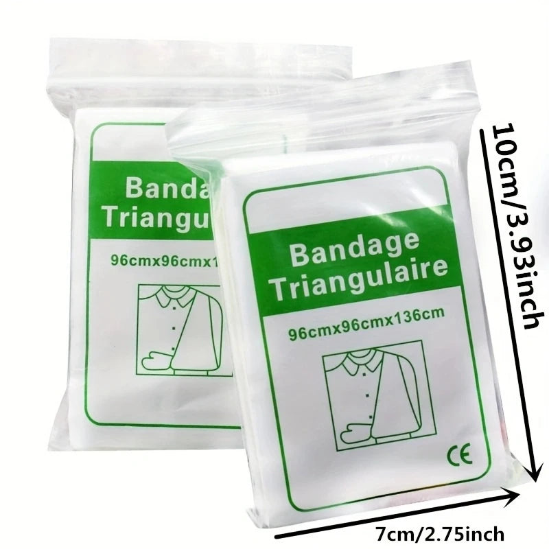 1Pc First Aid Kit Medical Bandage Fracture Fixation Triangular First Aid Bandage Emergency Camping Accessories