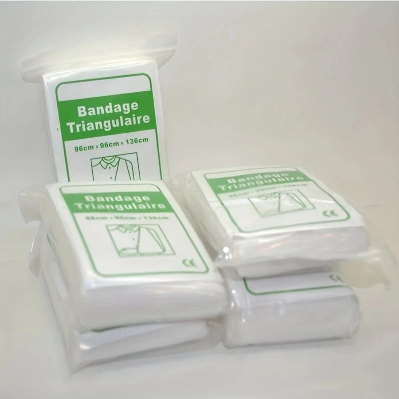 1Pc First Aid Kit Medical Bandage Fracture Fixation Triangular First Aid Bandage Emergency Camping Accessories