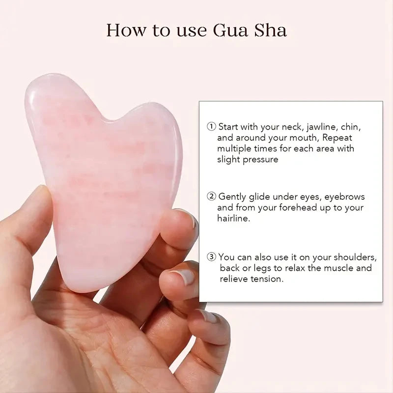 Premium Jade Roller En Gua Sha Set Voor Gezichtsschoonheid-Hars Massageapparaat Voor Gezicht, Ogen, Nek-Verminder Fijne Lijntjes En Rimpels