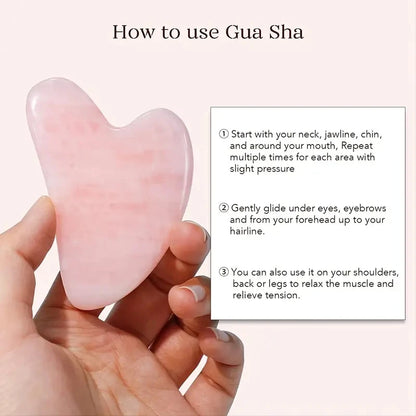 Premium Jade Roller En Gua Sha Set Voor Gezichtsschoonheid-Hars Massageapparaat Voor Gezicht, Ogen, Nek-Verminder Fijne Lijntjes En Rimpels